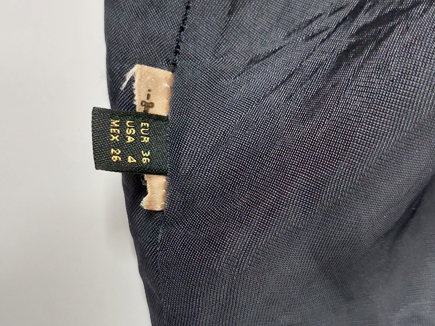 Massimo Dutti A-line miniskirt dark blue size 36