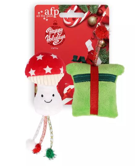 Kerst speelgoedset voor katten