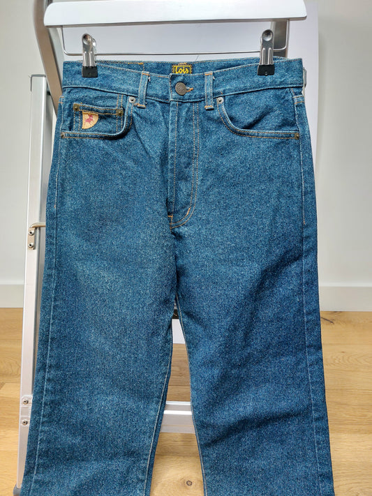 Lois Jeans dark blue denim 28x34 midwaist straight