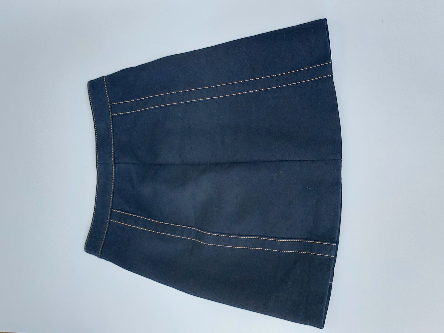 Massimo Dutti A-line miniskirt dark blue size 36