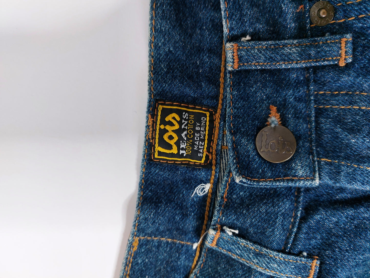 Lois Jeans dark blue denim 28x34 midwaist straight