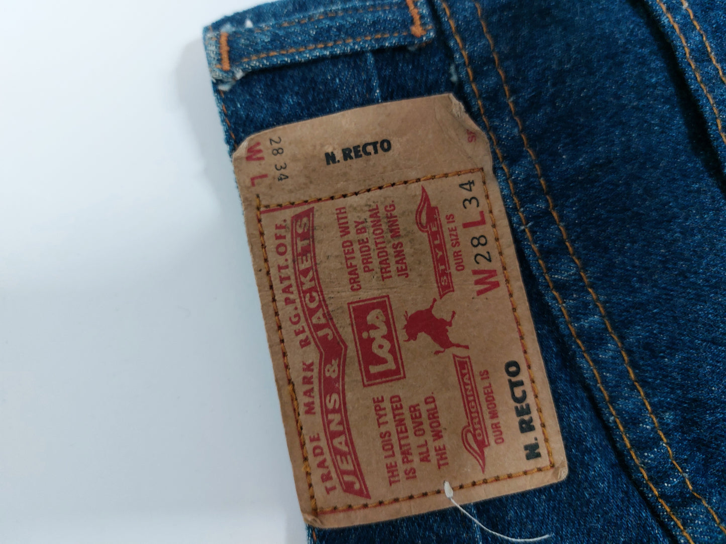 Lois Jeans dark blue denim 28x34 midwaist straight